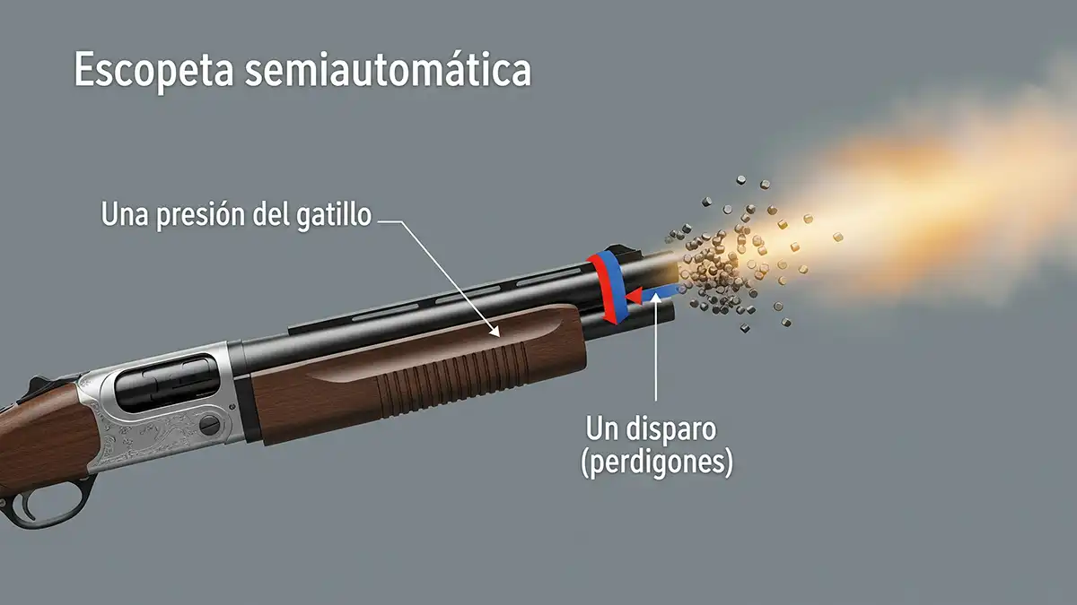 Armas semiautomáticas - Temario licencia de armas