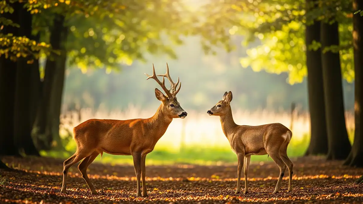 Funciones de la cuerna de un corzo: Reproducción