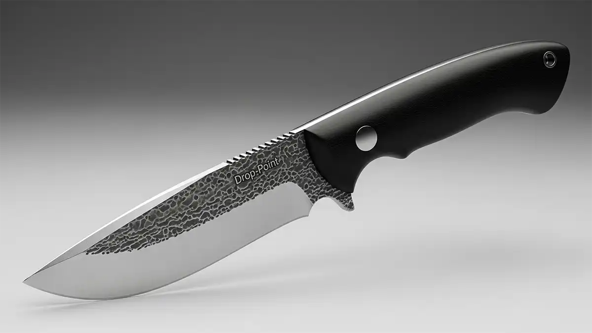 Cuchillo de Punta Caída (Drop-Point)