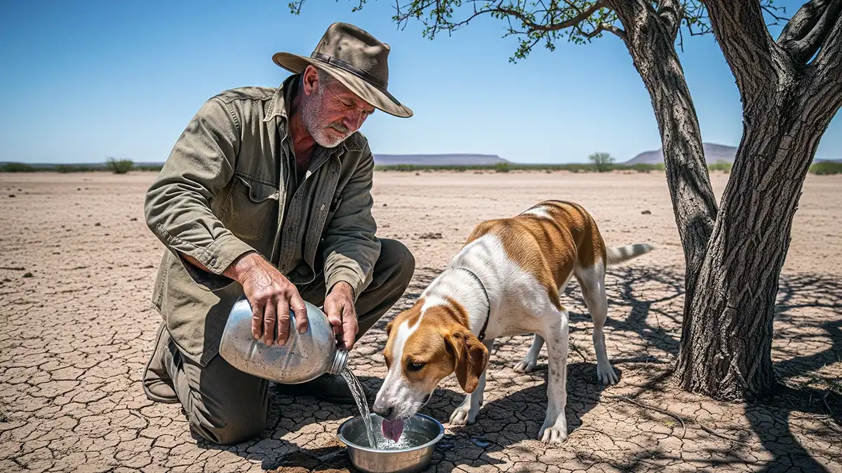 Aprendiendo a Cazar en Altas Temperaturas: El agua, un infaltable en los días calurosos