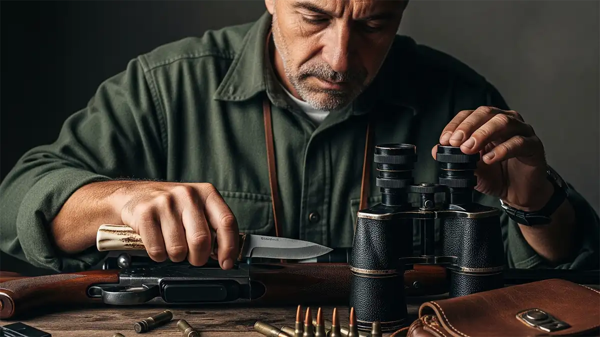 Asegurar que todos tus equipos estén en perfectas condiciones antes de salir a cazar