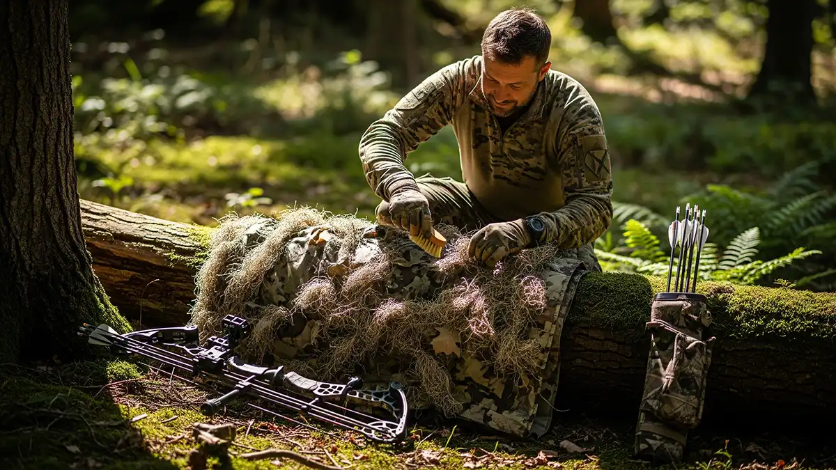 Limpieza y revisión de ropa de camuflaje, uso responsable y respetuoso con la fauna.
