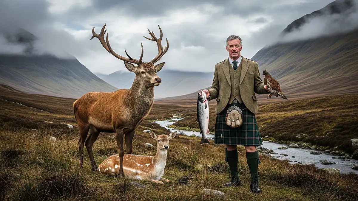 Experiencia tradicional de caza en las Tierras Altas de Escocia