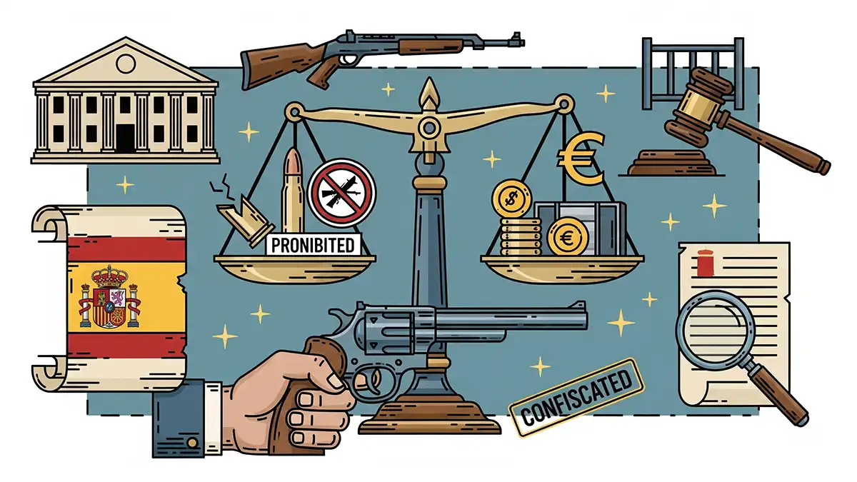 Régimen Sancionador de Armas: Infracciones y Sanciones en España 2025 | Guía Completa